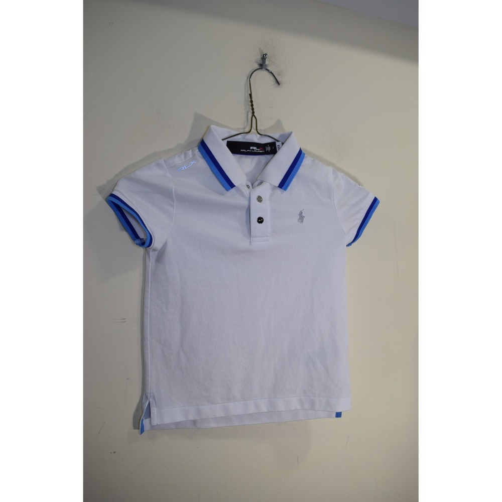 Philadelphia Cricket 1854 Golf Club Shirt POLO Ralph Lauren RLX GIRLS 6 T Tennis